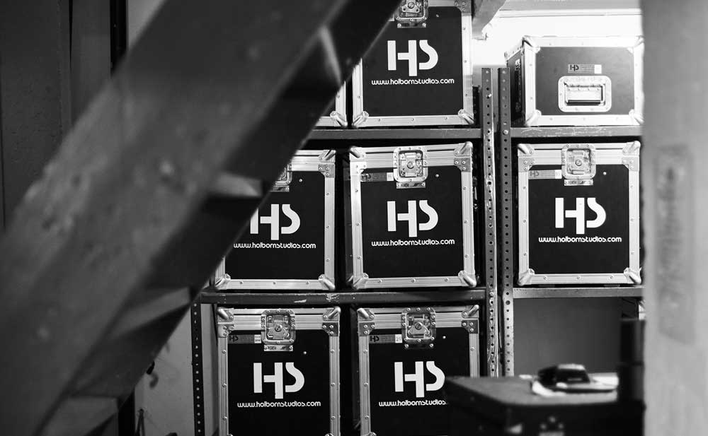 Holborn Studios packing cases
